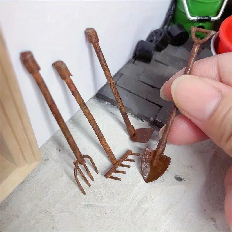 Gardening Tools Toys - 4 Teile/paket Miniatur Garten Werkzeuge Ornamente