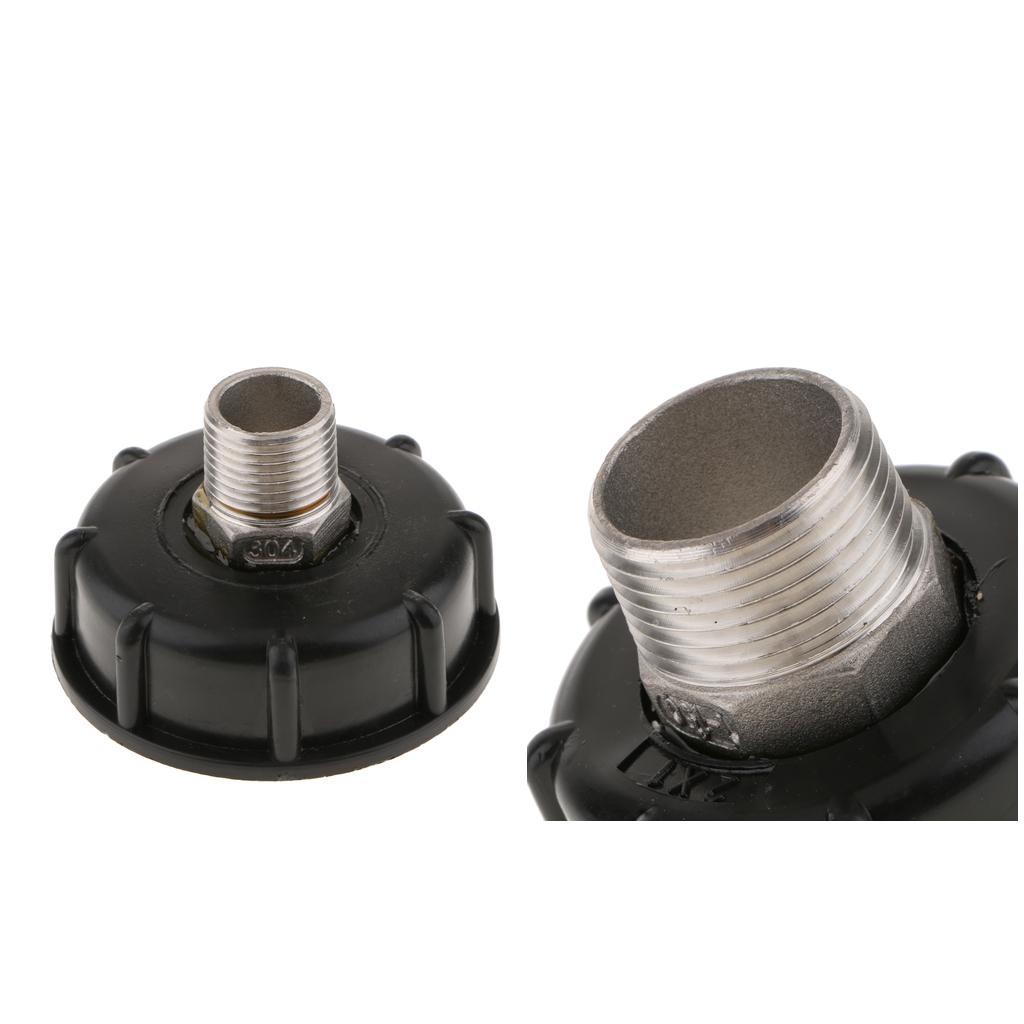 Gardening Tools Quality - Hochwertiger Kunststoff 1000L Schlauchadapter Anschlusswerkzeug Wassertank-Verbinder