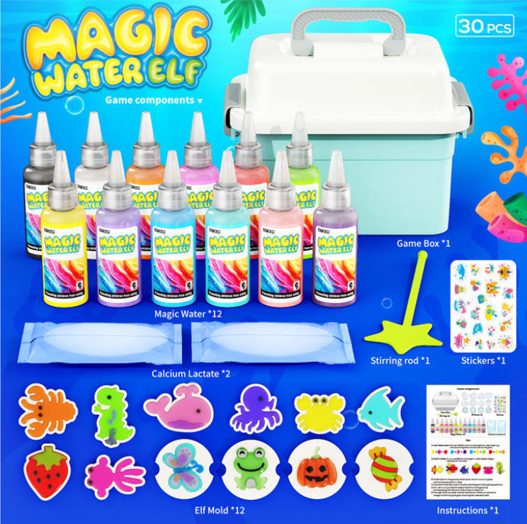 Gardening Tools Toys - Magic Gel Wasserperlen-Spielzeug: 12er-Pack DIY-Feengarten-Set mit