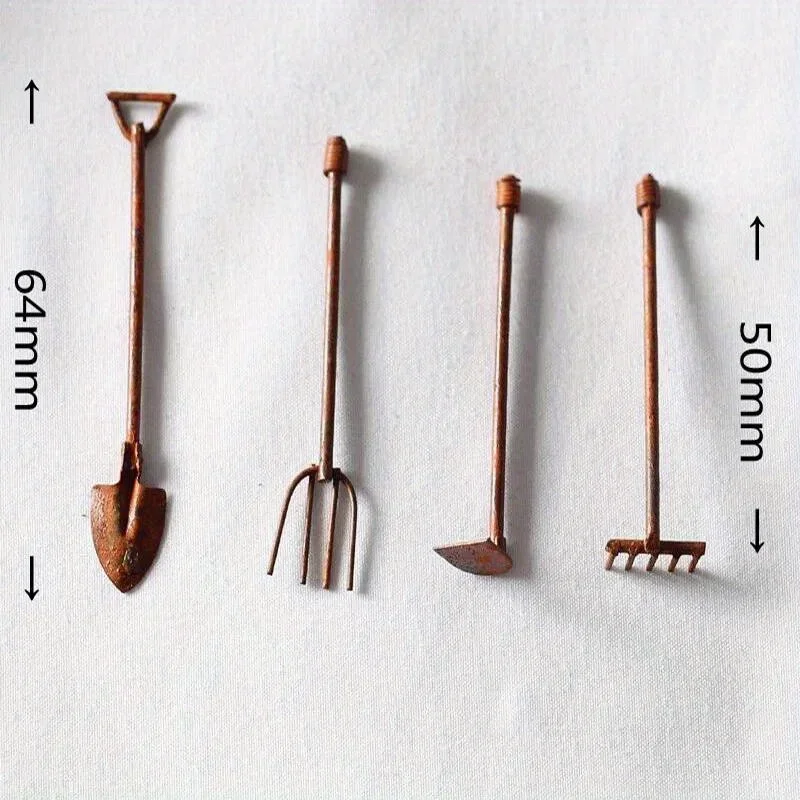 4 Teile/paket Miniatur Garten  – Gardening Tools Toys Bewertung und Preis