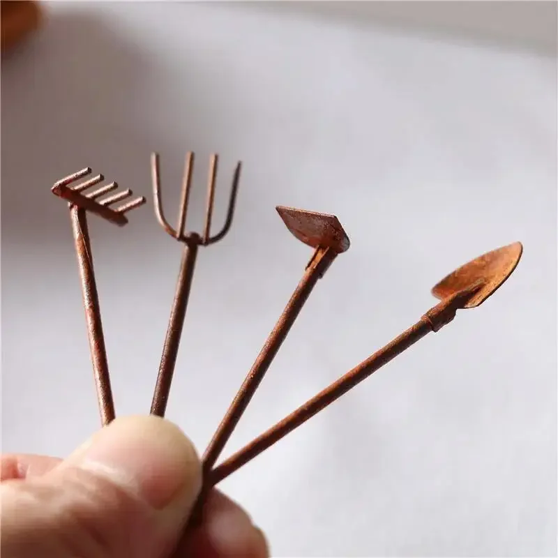 4 Teile/paket Miniatur Garten  – Gardening Tools Toys Bewertung und Preis