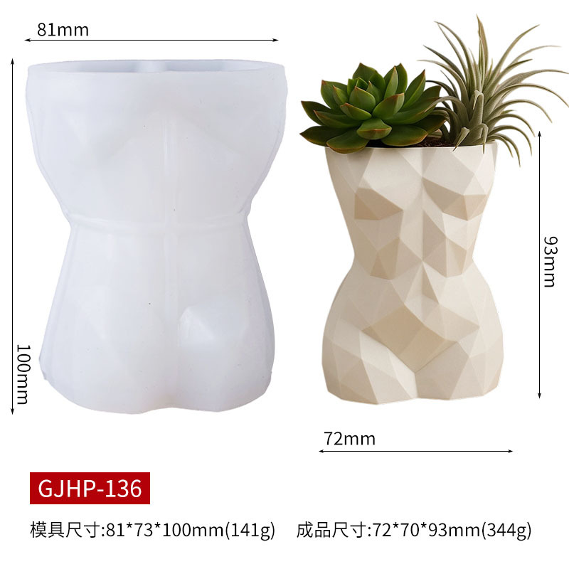 3D geometrische weibliche Körp – Gardening Tools For Women Bewertung und Preis