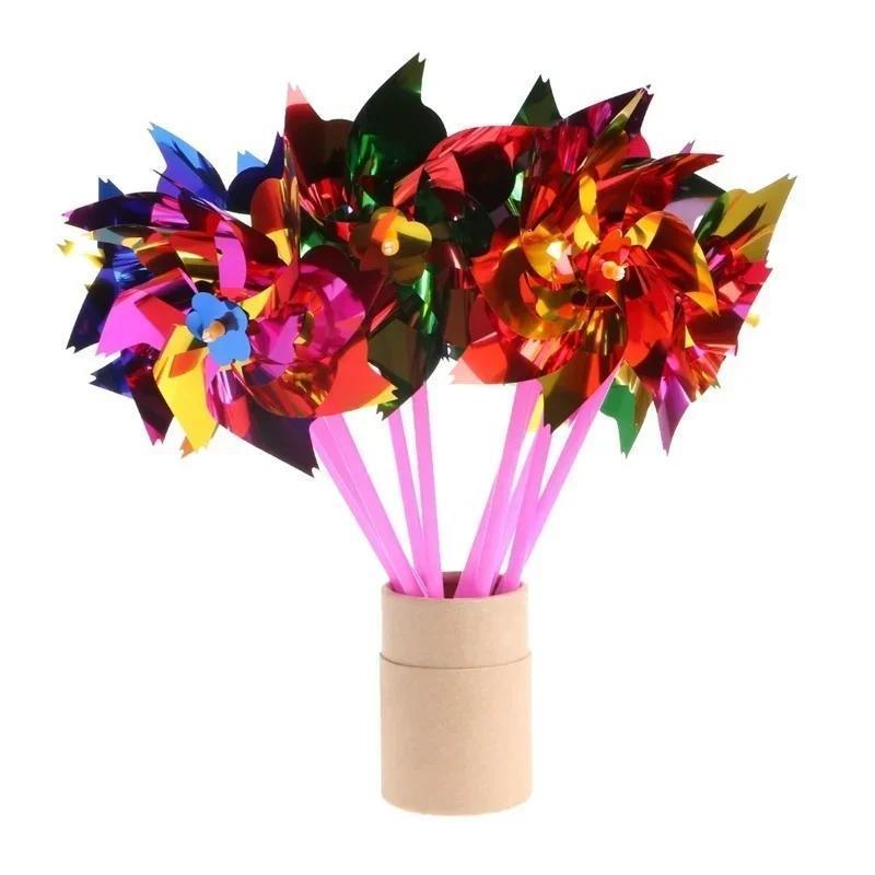 6 stücke Kunststoff Windmühle  – Gardening Tools Toys Bewertung und Preis