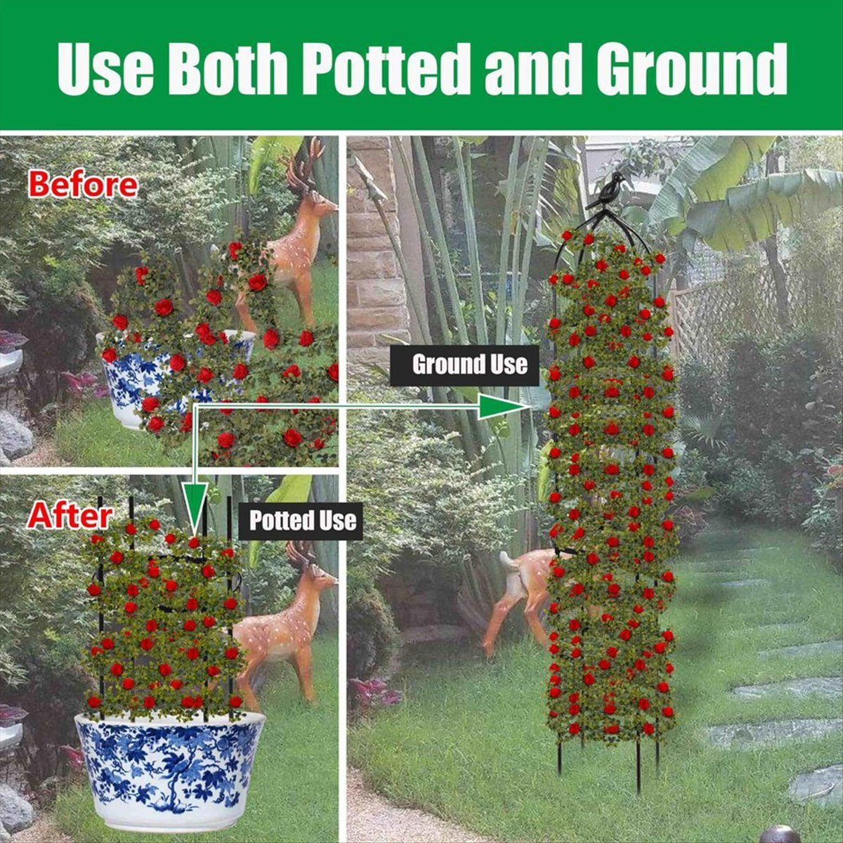 AT16 Kletterpflanzen-Obelisk-G – Gardening Hand Tools B&Q Bewertung und Preis