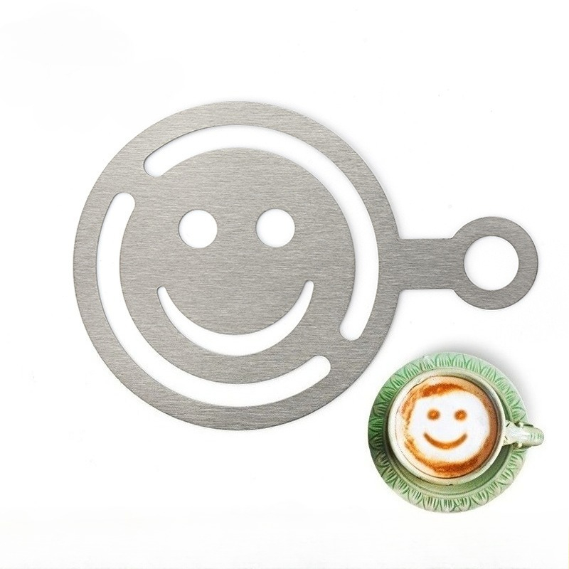 Edelstahl-Latte-Art-Schablone, – Gardening Tools Store Bewertung und Preis