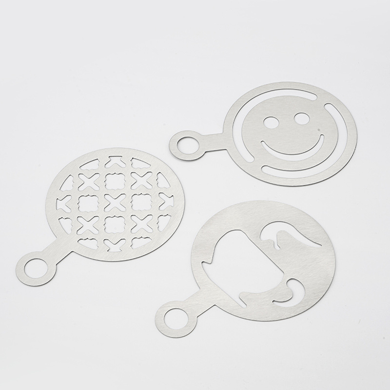 Edelstahl-Latte-Art-Schablone, – Gardening Tools Store Bewertung und Preis